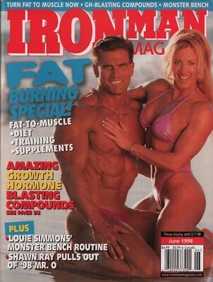 Ironman Magazine 6/1998 Debbie Kruck Lee Apperson Carmen Moreno Tsianina Joelson Foto 1 de 4