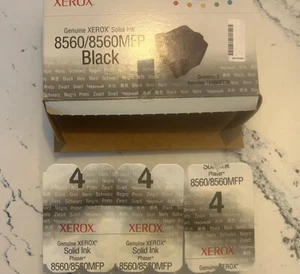 Phaser 8500/8560 MPF Original Xerox schwarz 3er-Pack OFFENE BOX Sticks versiegelt feste Tinte - Bild 1 von 4
