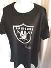Las Vegas Raiders Women's NFL Team Apparel Plus Size Shirt 1X or 2X