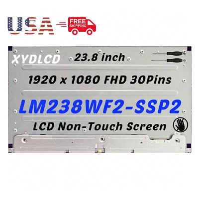 XYDLCD 23.8" LG LM238WF2-SSP2 LM238WF2(SS)(P2) LM238WF2 SSP2 FHD LCD IPS Screen Display