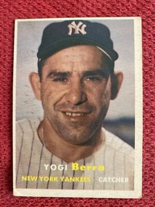 1957 Topps #2 Yogi Berra Excellent 