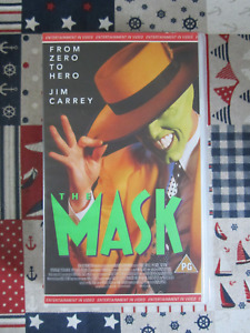 THE MASK FILM STARRING JIM CAREY & CAMERON DIAZ VHS VIDEO TAPE UK PAL FORMAT
