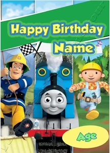 Personalised Birthday Card - Thomas the Tank Engine - Son Grandson Nephew - Picture 1 of 1