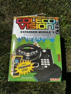 ColecoVision Expansion Module #2 Steering Wheel Pedal & Box No Game No Instu - Image 1 of 4