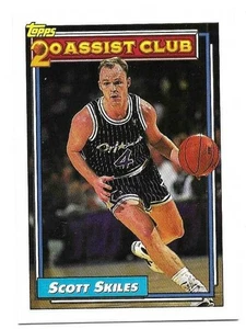 CARTE SCOTT SKILES 1992-93 TOPPS 20 ASSIST CLUB PROCHE DU NEUF + ETAT - Photo 1/2