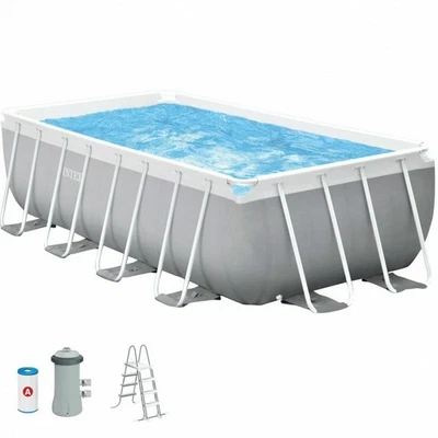 Schwimmbad Abnehmbar Intex 8.418 l rechteckig 400 x 200 x 122 cm - Bild 1 von 4