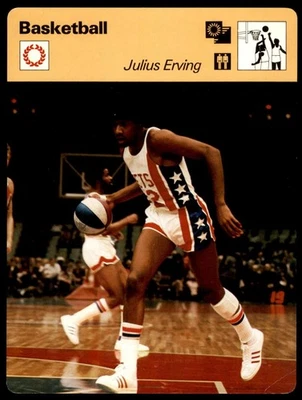 Sportscaster 1977 #03-15 Julius Erving - baloncesto en muy buen estado/excelente Foto 1 de 2