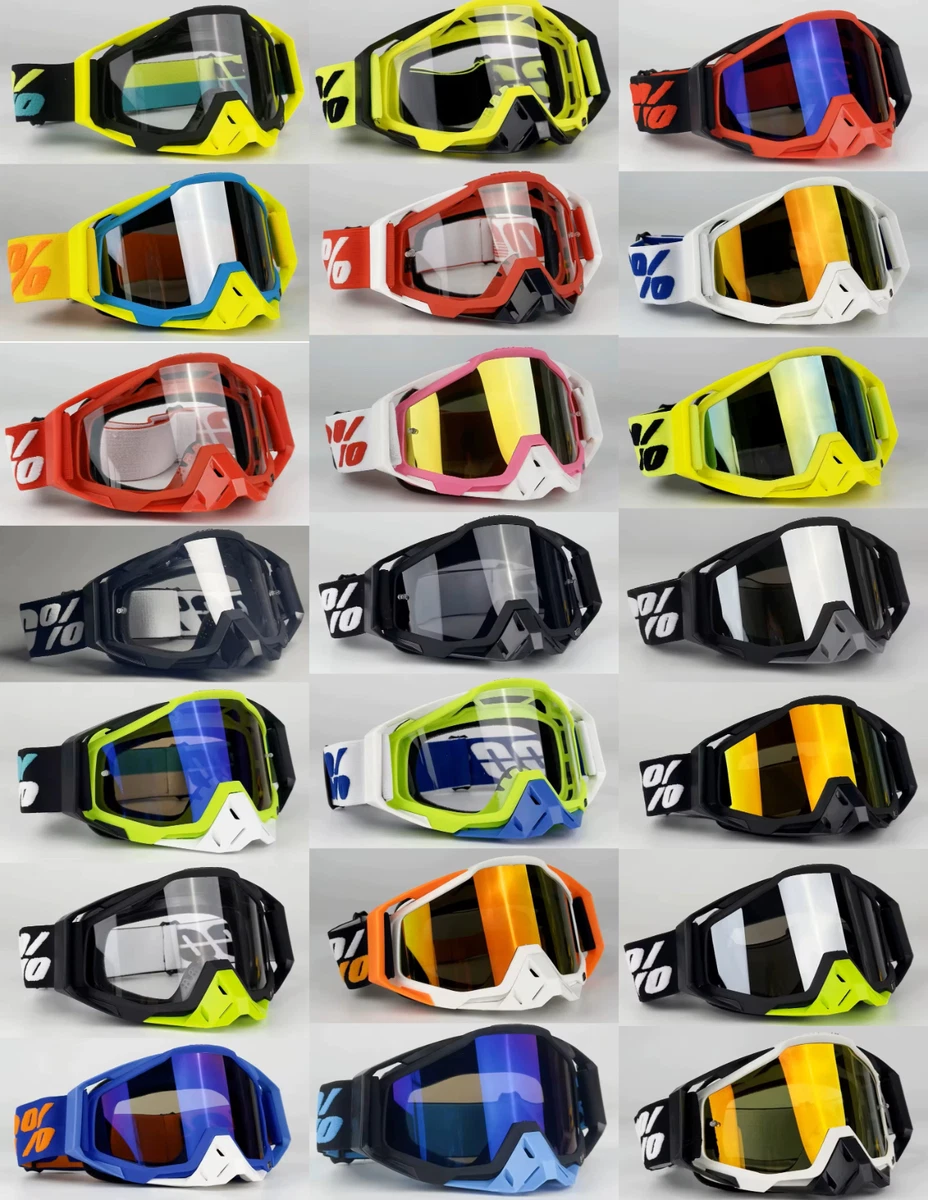 Occhiali Maschera Moto Cross Enduro 100% ACCURI 2 Moore Lente Specchio Rossa Vendita Online - Foto 4