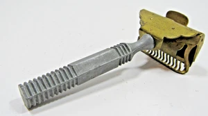 Vintage Gem Junior Razor Aluminum Handle  Made In Brooklyn NY USA #A3-4 - Picture 1 of 8