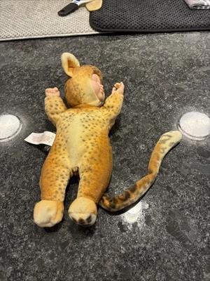 Anne Geddes Bebé Leopardo Dormir Bebé Muñeca Peluche Frijoles Bolsa 2000 Vintage Guepardo Foto 1 de 4