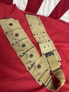 U.S. WW1 M1910 Cartridge Belt For M1903 Springfield Dated 1920 A106 - Picture 1 of 12
