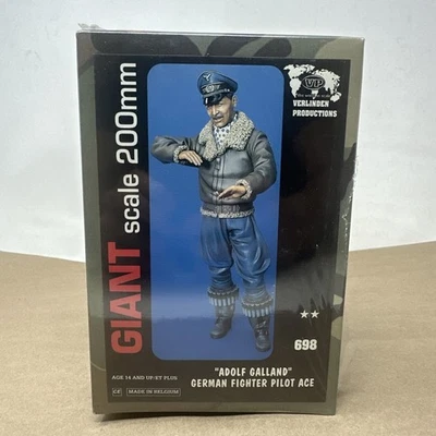 Verlinden "Adolf Galland" German Fighter Pilot Ace #698 200mm 1:9 Giant Resin - Image 1 of 3