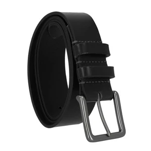 Men's Made in The USA Casual Leather Jean Belt, Black (Classic), 38 - Picture 1 of 4