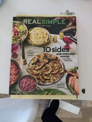 Real Simple Magazine November 2025 10 sides with main dish energy + More - Image 1 of 4