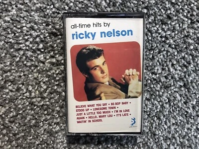 Ricky Nelson Cassette All-Time Hits 1985  EMI Records  VG+ Condition - Image 1 of 4