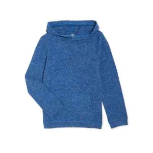 Wonder Nation Boys Lightweight Knit Pullover Hoodie w/ Long Sleeves  - Picture 1 of 9
