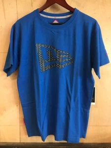 NEU ERA T-SHIRT BLAU POLKA PUNKT T-SHIRT 59 FIFTY GRÖSSE M-2XL $ 32 UNVERBINDLICHE UVP NEU MIT ETIKETT - Bild 1 von 4