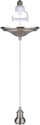Worth Home Products - Instant Pendant Light Conversion Kit - Brushed Nickle 8202 Cover