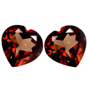 5.69 ct (2pcs) Incredible MATCHING PAIR Heart Shape (9 x 9 mm) Coffee Topaz - Bild 1 von 1