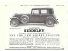 Vintage  Advertisment  For 1932 - Armstrong Siddeley 20 Hp Sports Saloon Car.