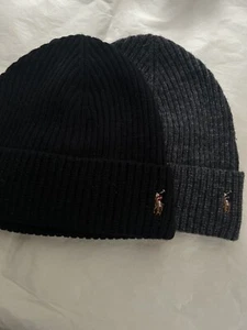 Polo Ralph Lauren Hat Black   Multicolor Pony NWT - Picture 1 of 6