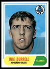 1968 Topps #146 Ode Burrell Houston Oilers NR-MINT SET BREAK!