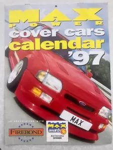MAX POWER 1997 COVER AUTOS KALENDER - SELTENE 12 AUTOS - Bild 1 von 12
