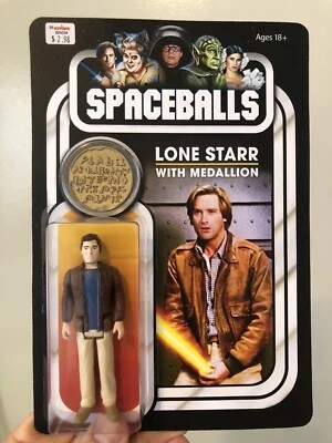 Bolas espaciales personalizadas Lone Starr 2023 con medallón arte juguete hecho a mano Foto 1 de 4
