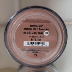 New BareMinerals Original Foundation SPF 15 Medium Tan C30 8g 0.28 Oz Free Ship - Picture 1 of 1