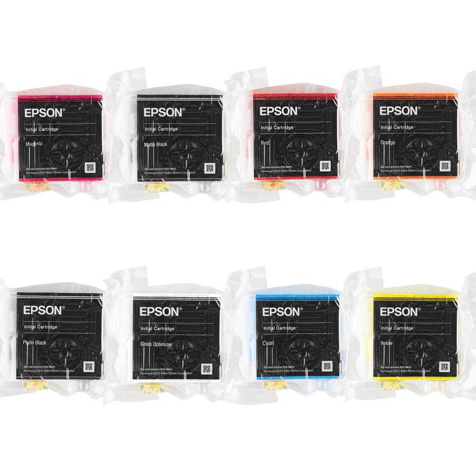 (8pcs)Genuine EPSON T324 Ink Cartridges for Epson SureColor Photo P400 Printer - Image 1 of 4