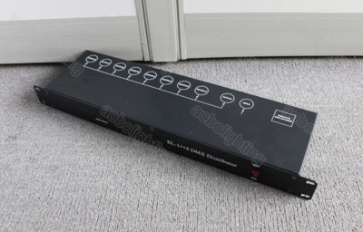 8 way DMX512 Signal Splitter Amplifier Stage Equipments Controller Distributor - Image 1 of 4