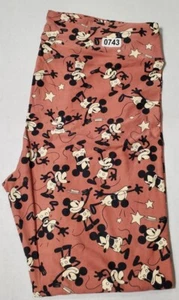 Lularoe Leggings Tc2, Pink Mickey Mouse. New Without Tag, Free Shipping! - Picture 1 of 4