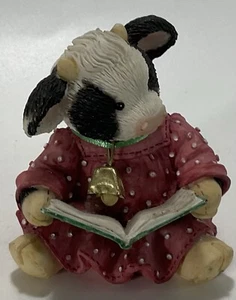 "A CHRISTMAS COWAL" Collectible Christmas Figurine Enesco 1994 Mary's Moo Moos - Picture 1 of 5