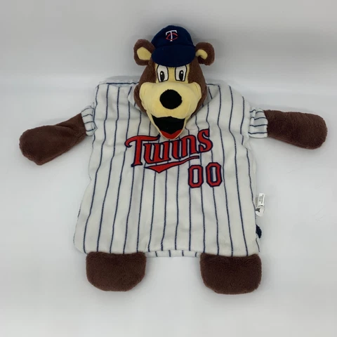Vintage Minnesota Twins MLB TC Bear Stuffed Animal Drawstring Backpack Cover