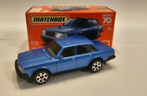 MATCHBOX 2023 - 1986 VOLVO 240  [BLUE] POWER GRABS NEAR MINT VHTF SEALED BOX 