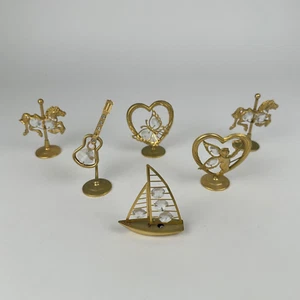 Menge 6 Millennium Productions 24k vergoldete Kristall Millennium Figuren - Bild 1 von 12
