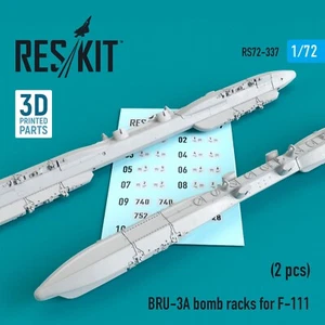 ResKit RS72-0337 Maßstab 1:72 BRU-3A Bombenregale für F-111 (2 Stück) (3D Druck) - Bild 1 von 24