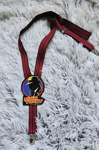 Vintage DISNEY Children's / Kid's DICK TRACY Red & Black Suspenders One Size - Picture 1 of 5