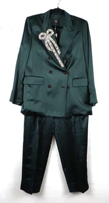 CHAQUETA BANANA REPUBLIK VERDE TALLA 10 Y PANTALÓN TALLA 12 Foto 1 de 4