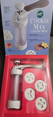 Prensa Wilton Cookie Max 10 Discos Ver Barril Vacaciones Cocina Hornear BONITO  Foto 1 de 4