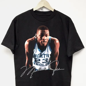 VTG MJ CAROLINA T-SHIRT rap tee hip hop graphic concert tour dennis rodman tupac - Picture 1 of 3