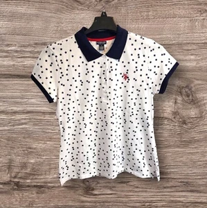 U.S Polo ASSN Stars All Over Women's Large Polo Shirt - Picture 1 of 6