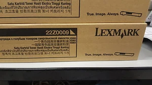 original Lexmark Toner 22Z0009 cyan  XS950 XS952 XS954 high capacity A-Ware - Bild 1 von 1
