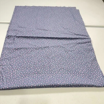 Tela vintage Peter Pan púrpura rosa floral algodón 45x111 3 yardas Foto 1 de 4