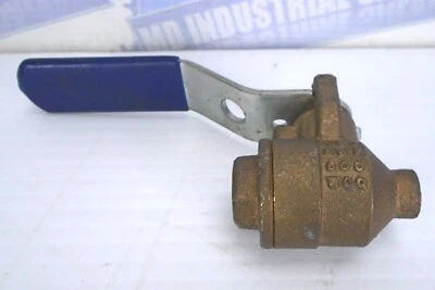 NIBCO - 1/4" Bronze Ball Valve - Socket Weld, 150 SWP, 600 WOG (NEW) - Image 1 of 4