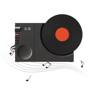 Time Bluetooth Speaker Desktop Retro subwoofer Rotating Birthday Gift' - Picture 1 of 27