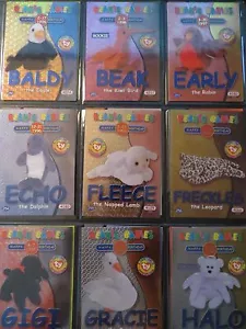 Ty Beanie Babies BBOC Series II S2 ~ Blue ~ Birthday Set of 18 Cards - Picture 1 of 3