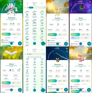 Mini PTC Golisopod,Dedenne,Altaria,Zubat,574 k Stardust |Pokemon Trade Go✨ - Picture 1 of 1