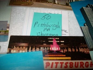 LOTE DE 50 POSTALES MIXTAS ESTÁNDAR CROMADAS) DE PITTSBURGH, PA~ - Imagen 1 de 5