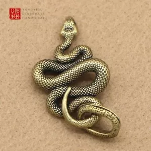 fantastica collana regalo Netsuke figura teschio cinese statua statua ciondolo chiave netsuke - Foto 1 di 4